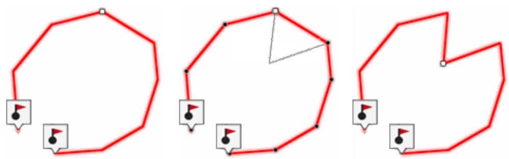 TWONAV ANIMA 3.3 FRANCE ENTIERE - - Ajouter un point à la route/trace : - 1