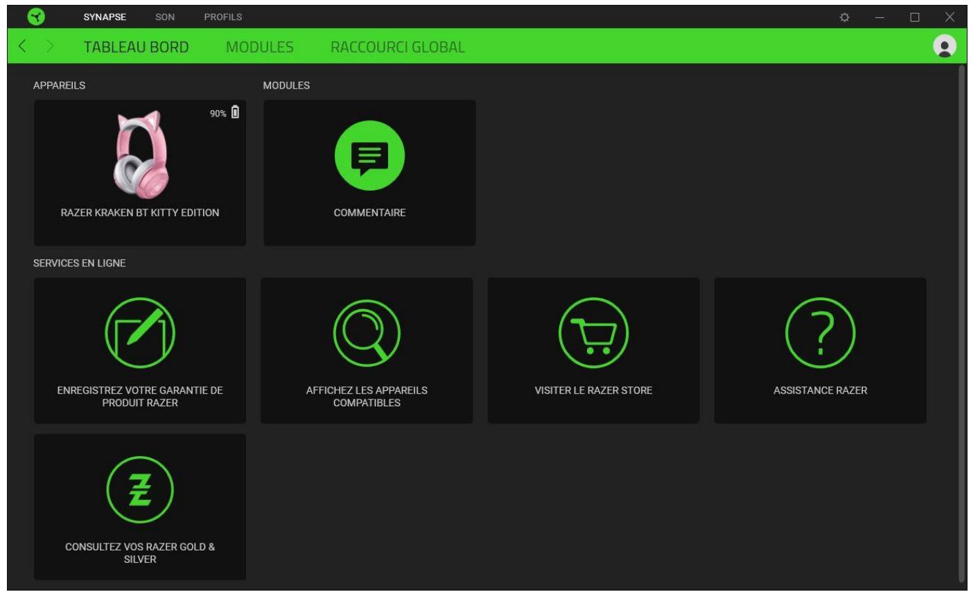 RAZER KrakenKitty - Tableau de bord - 1