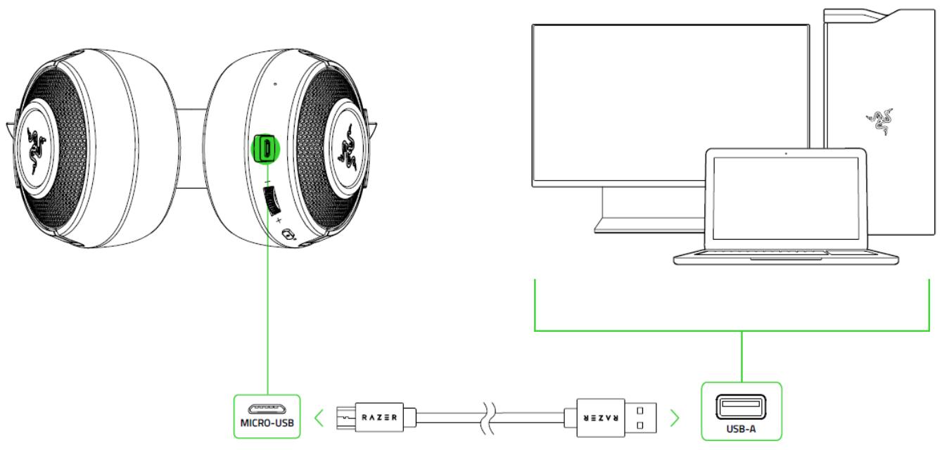 RAZER KrakenKitty - CHARGEMENT DE VOTRE CASQUE - 1