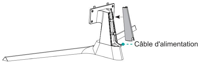 HISENSE H65U7B - Installation du serre-cable - 2