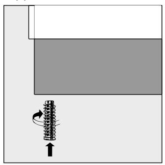 ARISTON C61F8W - Positionnement - 5