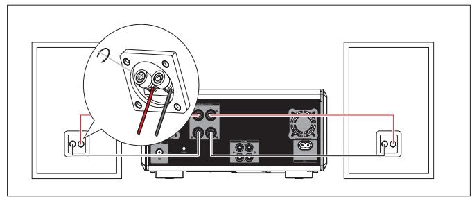 PHILIPS MCM-906 - Pour les enceintes : - 1