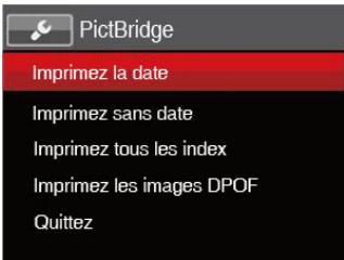 KODAK FZ102 - Utilisation du menu PICTBRIDGE™ - 1