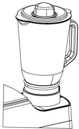 PROLINE KM1400cObI - Installation du blender - 2