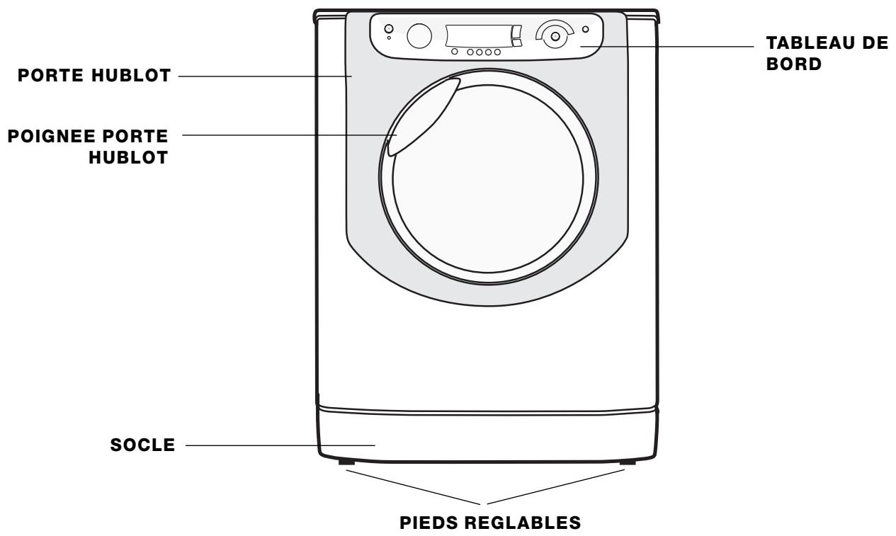 HOTPOINT-ARISTON AQGMD 149/A BLANC - Description de l'appareil - 1