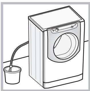 HOTPOINT-ARISTON AQGMD 149/A BLANC - Ouverture manuelle de la porte hublot - 1