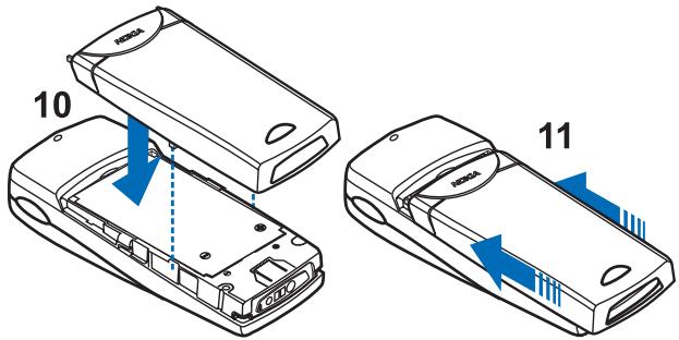 NOKIA 9353359 - Installer la carte SIM et la batterie - 4