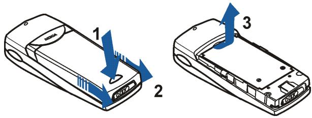 NOKIA 9353359 - Installer la carte SIM et la batterie - 1