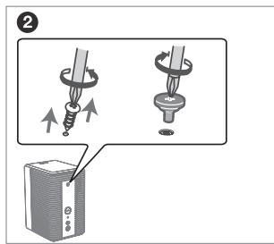 TCL X937UE - Montage mural des haut-parleurs satellites - 2
