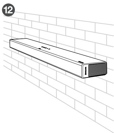 TCL X937UE - Montage mural de la barre de son - 4