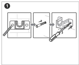 TCL X937UE - Montage mural des haut-parleurs satellites - 1