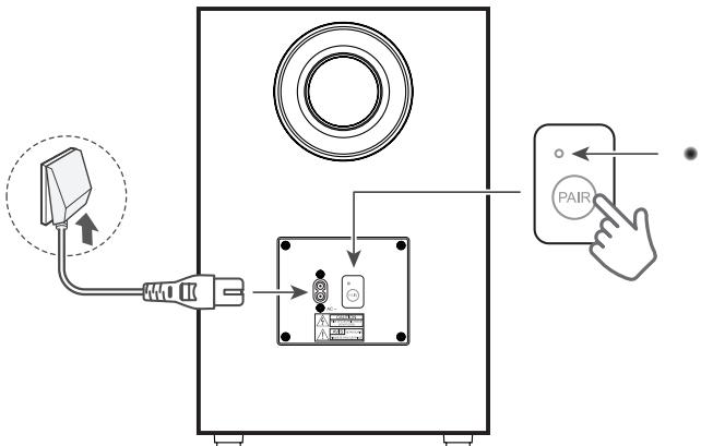 TCL X937UE - Généralité du caisson de basses sans fil - 1