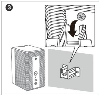 TCL X937UE - Montage mural des haut-parleurs satellites - 3