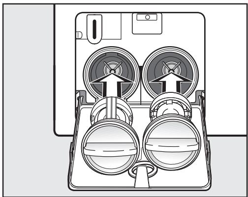 MIELE WTW870 - Nettoyer le filtrde vidange - 2