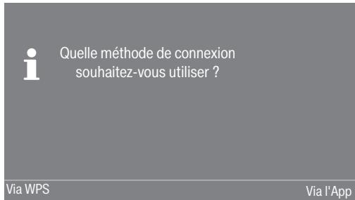 MIELE WTW870 - Selectionner la méthode de connexion - 1