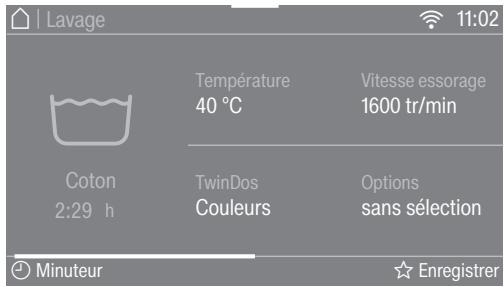 MIELE WTW870 - Sélectionner un programme - 2