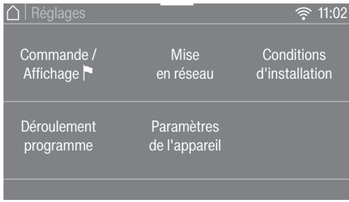 MIELE WTW870 - Sélectionner les réglages - 1