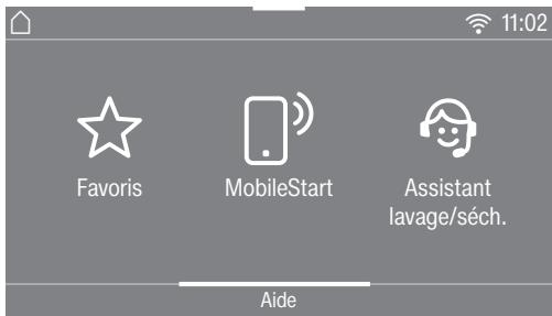 MIELE WTW870 - Menu principal - 2