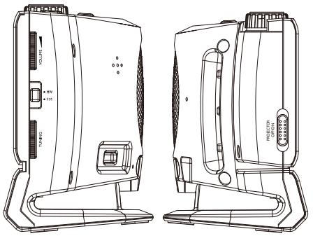 BRANDT BCR 85 PW - EMPLACEMENT DES BOUTONS ET TÉMOINS - 3