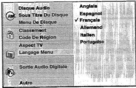 TOSHIBA SD-33VE-S-TE - Langue du menu - 1