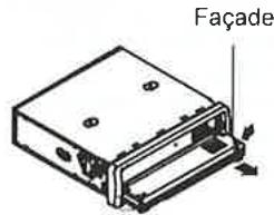 NEOM AR2011BTC - Enlevement la façade détachable - 2
