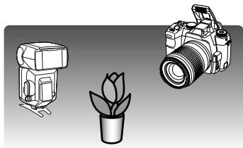 KONICA D5D + 18-70+75-300+512 - Mode flash détaché sans cordon (wireless) - 6