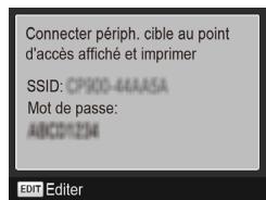 CANON CP910 - Accédez à l'écran de réglage. - 5