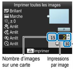CANON CP910 - Accédez à l'écran de réglage. - 2