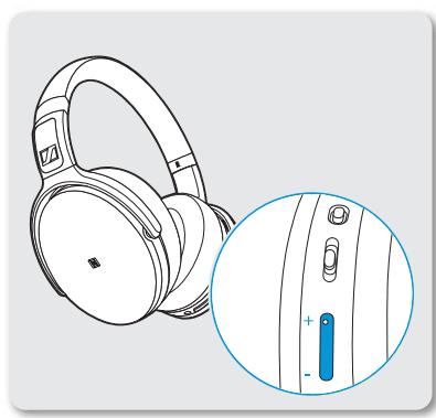 SENNHEISER HD4.40BT - Vue d'ensemble des touches - 3
