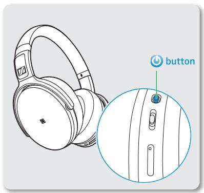 SENNHEISER HD4.40BT - Vue d'ensemble des touches - 1