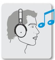 SENNHEISER HD4.40BT - Contrôler la lecture sociale - 3