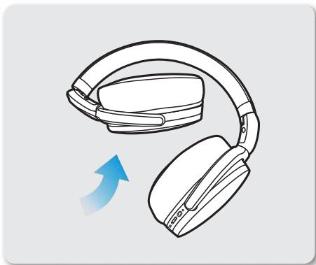 SENNHEISER HD4.40BT - Stockage et manipulation - 1