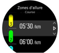 SUUNTO Spartan Sport - Définir les zones d'allure - 1