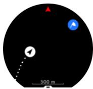 SUUNTO Spartan Sport - Pour naviguer vers un POI : - 2