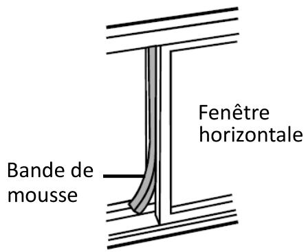 AERIAN AAC12K - Installer le tuyau d'évacuation sur la barre coulissant de fenêtre - 5