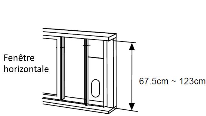 AERIAN AAC12K - Installer le tuyau d'évacuation sur la barre coulissant de fenêtre - 3