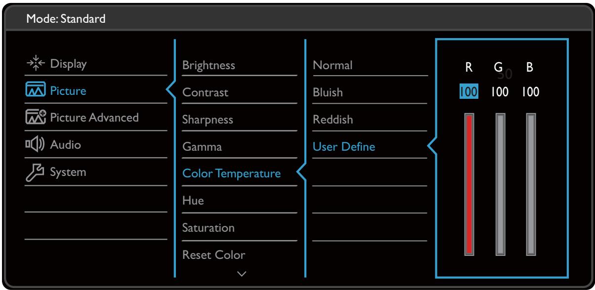 BENO GW2270H_EF - Menu Image - 1