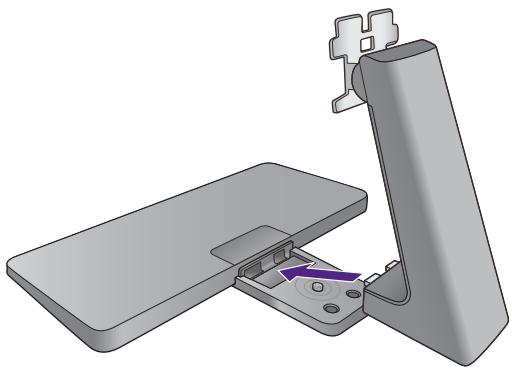 BENO GW2270H_EF - Fixez la base du moniteur. - 4