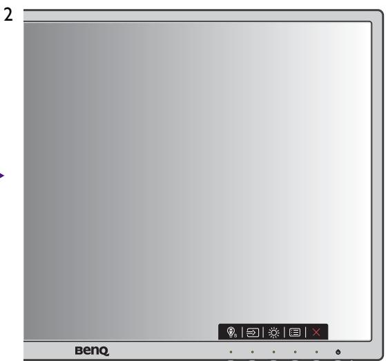 BENO GW2270H_EF - Utilisation de base des menus - 2
