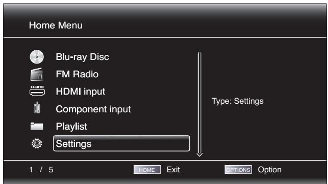 HARMAN KARDON BDS 3222 - Réglages généraux (General Settings) - 5