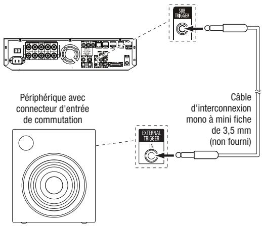 HARMAN KARDON BDS 3222 - Raccordement du connecteur de sortie de commutation du caisson de graves - 1