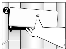 DE DIETRICH DKA 866 M NOIR - Remplacement des lampes du congelateur - 2