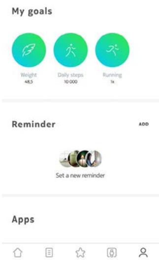 NOKIA BODY + BLANCHE - Configuration des rappels - 1