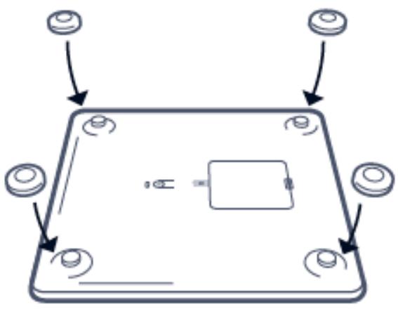 NOKIA BODY + BLANCHE - Installer les pieds moquette - 2