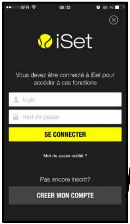 ISET iSET_WATCH_NOIR - CRÉER MON COMPTE - 1