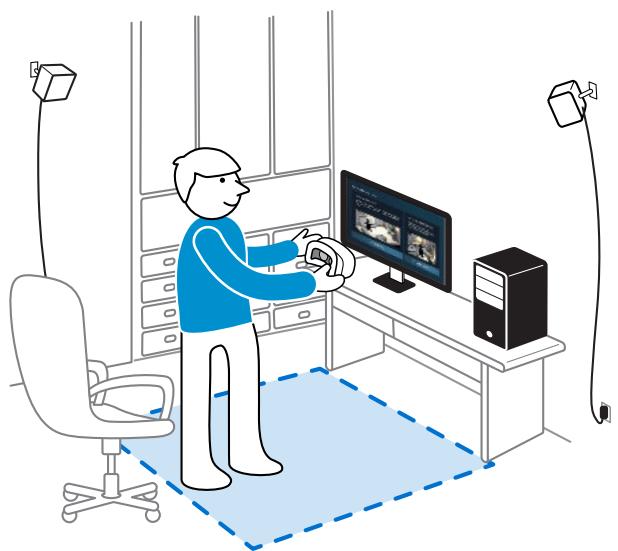 HTC VIVE - Mettre en place un espace de jeu - 1