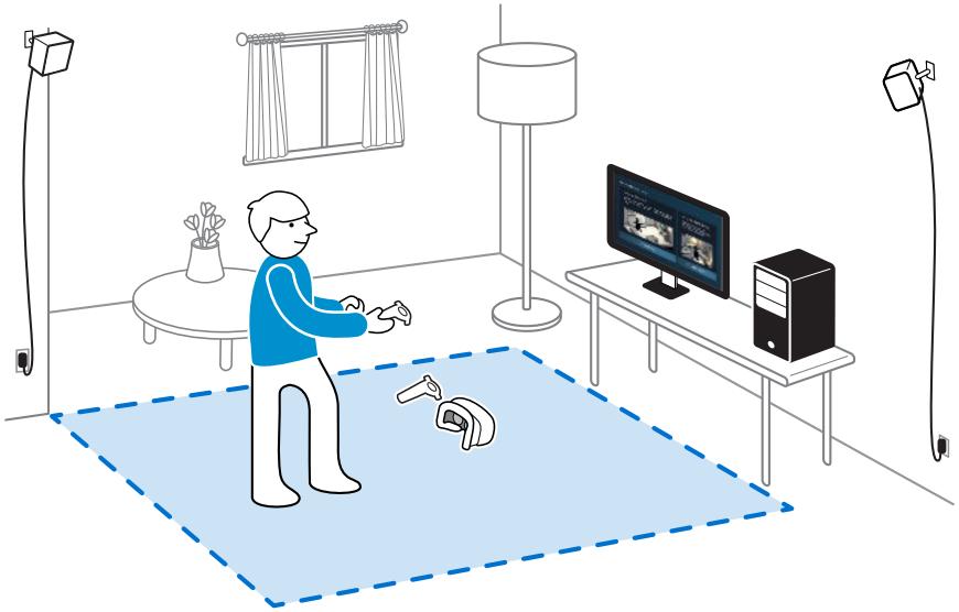 HTC VIVE - Mettre en place un espace de jeu - 1