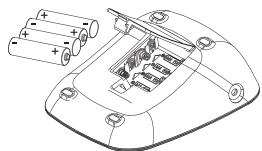TERRAILLON TENSIOMETRE BRAScopic - Insérer et remplacer les piles - 1