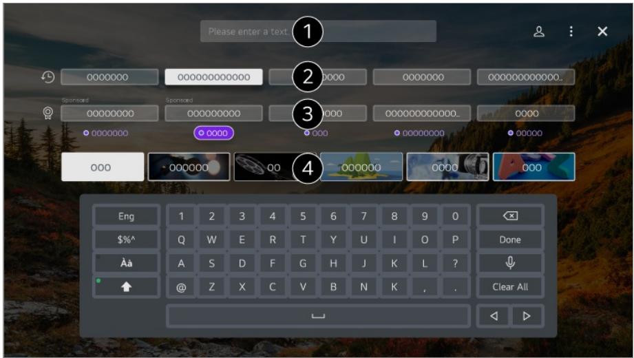 LG TELEVISEUROLED77CS6 - Recherche de contenus - 1
