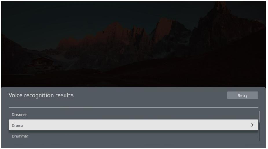LG TELEVISEUROLED77CS6 - Saisie vocale - 4